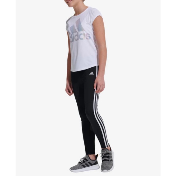 ADIDAS • Girls Aeroready Long Tight Leggings Pants Athletic Workout - Picture 7 of 7